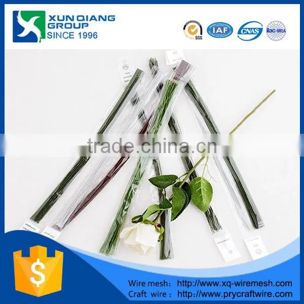 Green Color Floral Stem Wire/floral Wire/paper Covered Wire