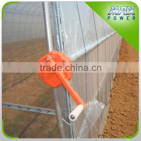 Hydroponics Multi-span Greenhouse Manual Film Roll up Unit photo-5