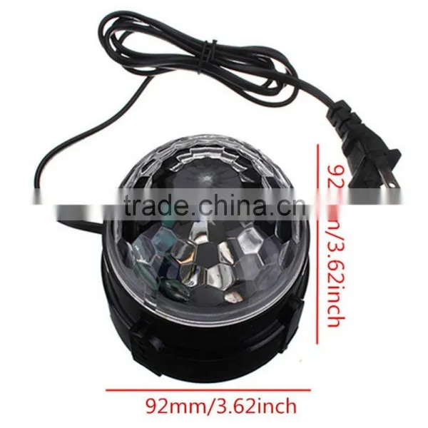 DJ Light Sound Activated Party Lights Disco Ball Strobe Club Lights Effect Magic Mini Led Stage Lights For Christmas photo-2