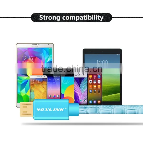VOXLINK Crocodile Gold-Plated USB Sync Data Charger Cable Micro USB Cable photo-3