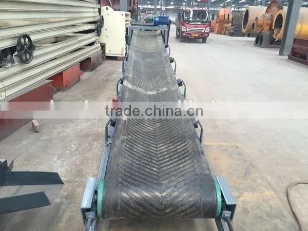China Used Stone Hopper Rubber Belts Conveyor photo-3