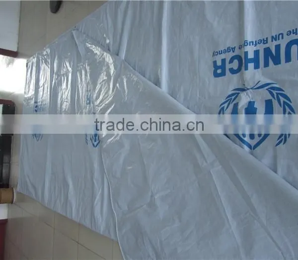 Covering Refugee Tarpaulin, PE Materials Canvas, High Tensile Korea Tarpaulin photo-2
