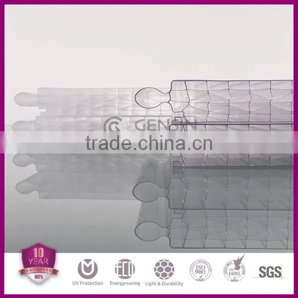 Plug Pattern Advanced Design for Vertical Polycarbonate Wall/40mm Polycarbonate Sheet photo-3