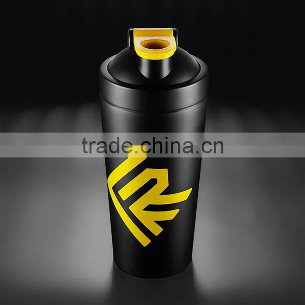 Low MOQ Airtight Amazon Hot Sales Custom Printing Logo 750ml 24oz #304 18/8 Stainless Steel BPA Free Water Bottle Shaker photo-2