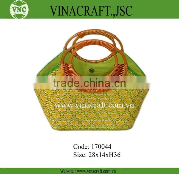 Shopping Handmade Bag With Fabric Inside for Women photo-5