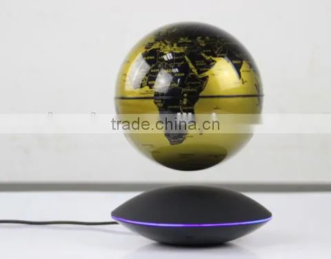 Magnetic Floating Levitation Globe Unique Maglev Globe Gold Color photo-4