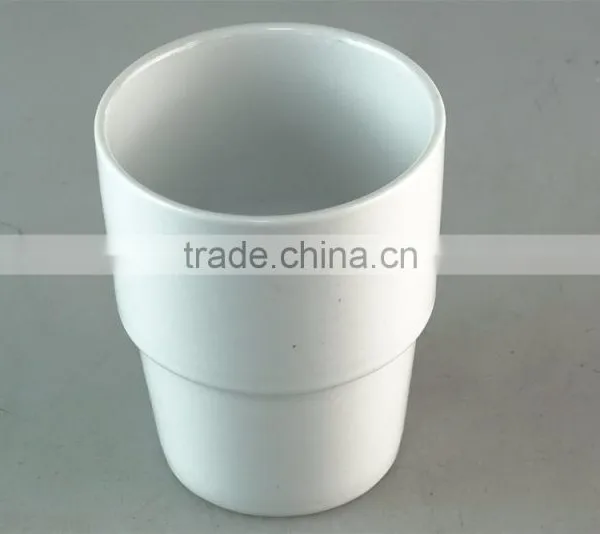 Cheap Stocked Whitel Round Ceramic Cup Without Handle photo-2