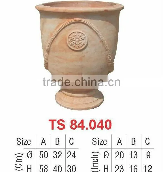 Vietnam Outdoor Terracotta Flower Pottery Pot
