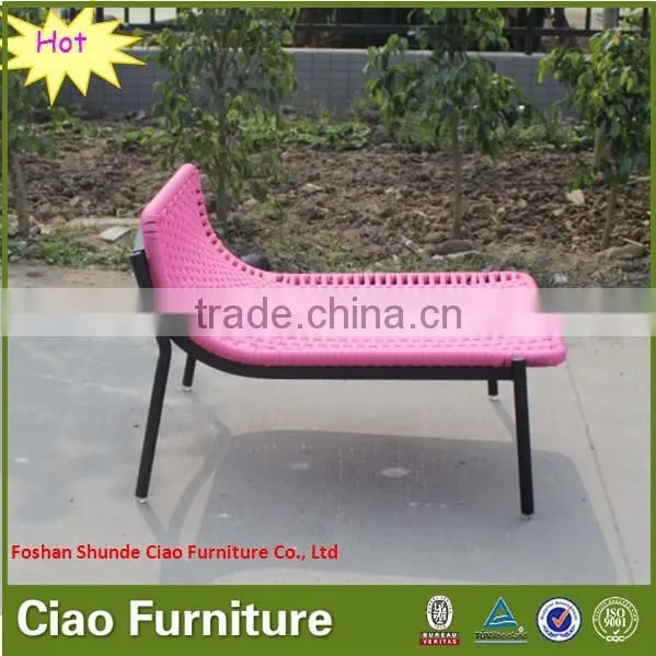 Outdoor Pool Side UV Resistance Rattan Chaise Lounge Chair photo-2