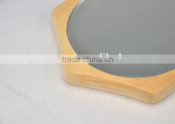 Hexagonal Wooden Mirror photo-2