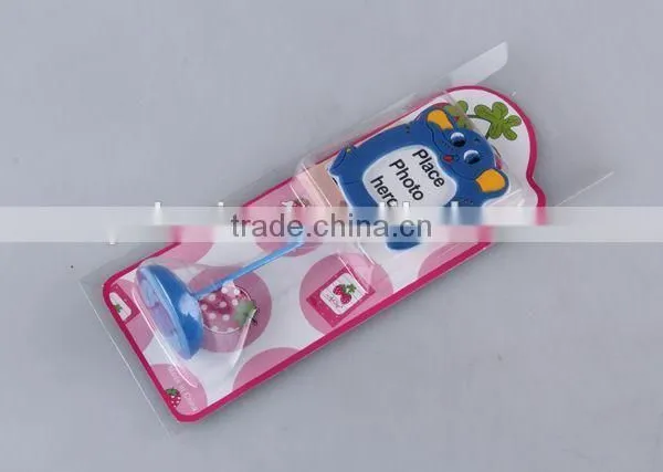 Cartoon Car/animal Design Silicone Vertical Mini Photo Frame Hot Sale Photo Holder photo-3