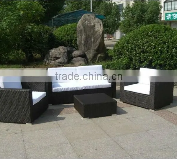 Durable PE Rattan Outdoor Furniture Aluminum Frame Sofa Set photo-4