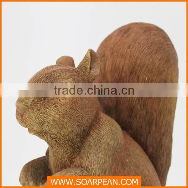 Wholesale Fake Fiberglass Painting Squirrel Statue photo-5
