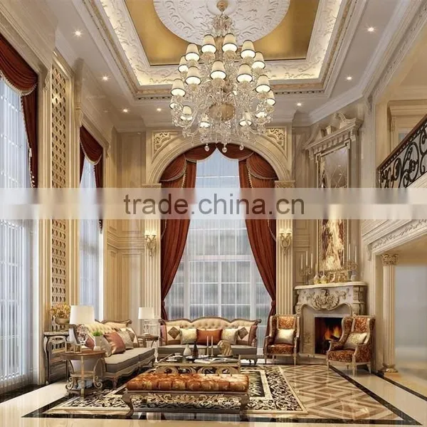 Royal Vintage European Castle Style Living Area Interior Design BF11-10313e photo-3