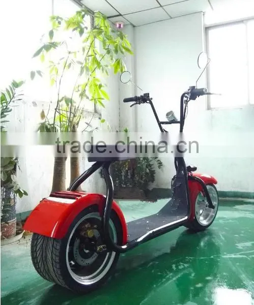 2017 THE BEST QUALITY Most Fashionable Citycoco 2 Wheel Electric Scooter, Adult Electric Motorcycle photo-3