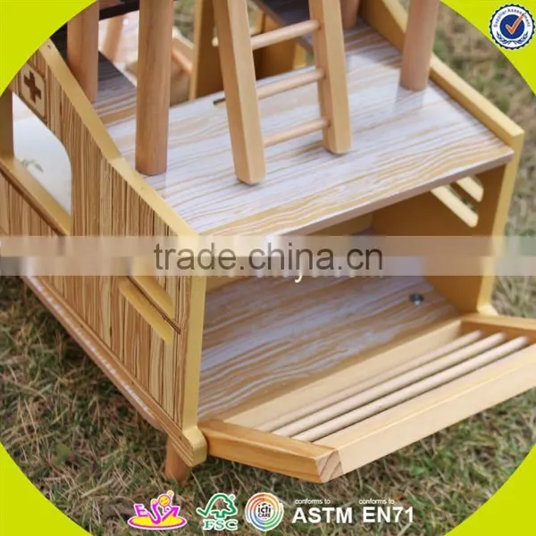 2017 New Products Indoor Children Toys Wooden Treehouse Dollhouse W03B059 photo-6