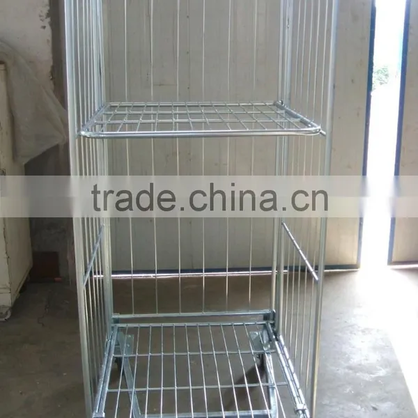 2016 New Products of High Quality Supermarket Foldable Heavy Duty Metal Mesh Roll Container photo-6