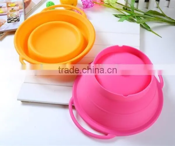 Collapsible Silicone Bowls Hot Selling Microwave Safe Silicone Bowls for Kids photo-3