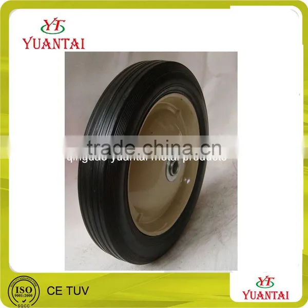 High Quality Solid Rubber Caster Wheel Barrow Tire 300/350/400/450/650-4 photo-3