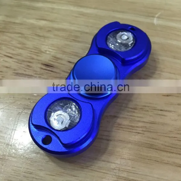 2017 New Hot Anti Stress Hand Tri-Spinner LED Noctilucent Fidget Finger Toy EDC For Kid/Adult photo-3