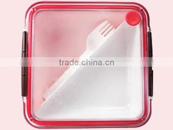1.2L Food Grade Square Shape Seal Bento Kids Lunch Box photo-4