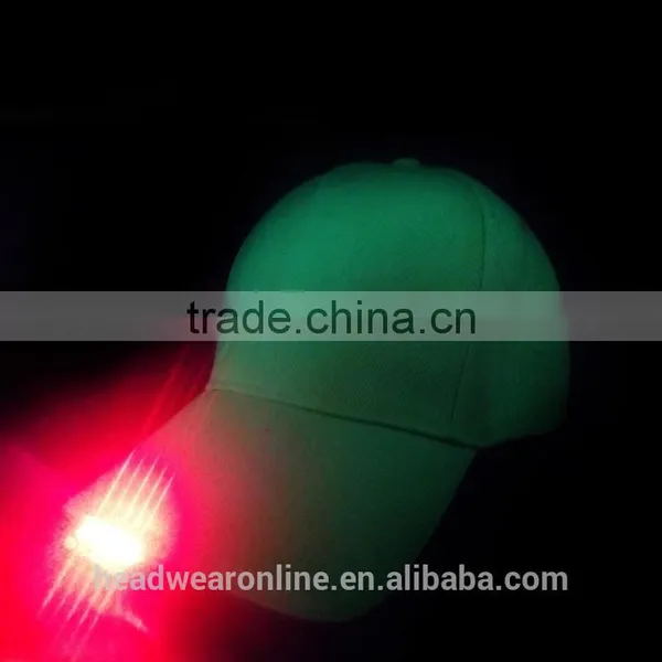 Customized Cheap Blank 6 Panel Baseball Caps With Led Light photo-2