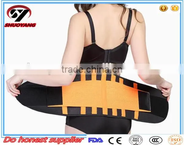 Shuoyang Top Selling Men & Women Waist Slimming Belt Lumbar Support Elastic Waist Trimmer Belt photo-3