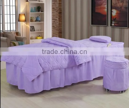 Upscale Beauty Salon Massage Bed Linen, Cotton Bed Linen SPA Body photo-3