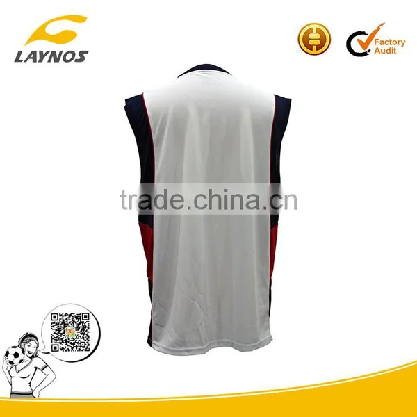Logo Embroidered Polyester Fabric Basketball Shirts photo-2