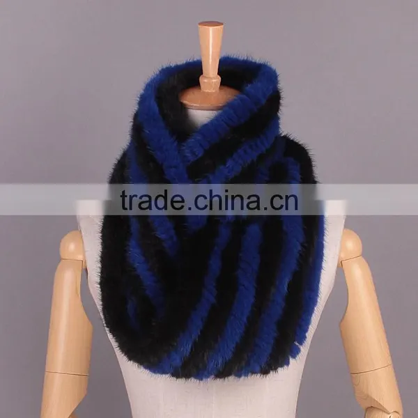 New Design Fashion Neckwear Fur Knit Scarf Neck Scarf Women photo-5