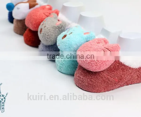 New Design Coral Fleece Cute Cartoon Baby Socks Soft Animal Pattern Boys Girls Floor Baby Socks photo-6