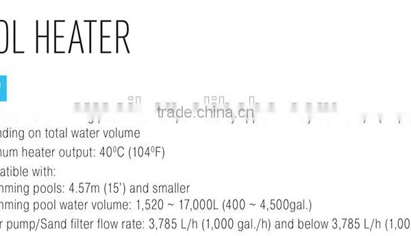 Bestway the Gauge Pool Heater Swimming Pool photo-4