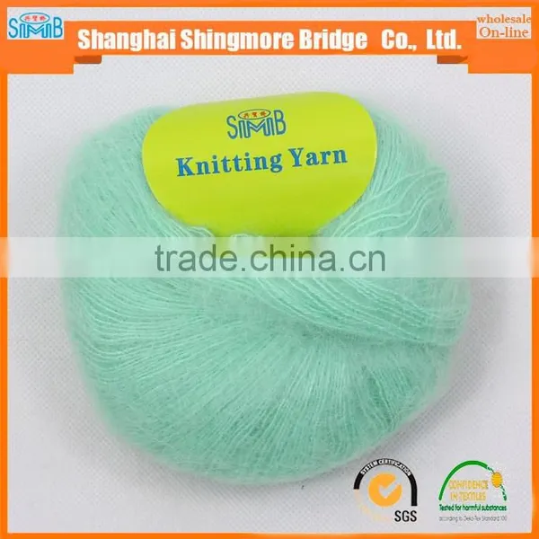 China Factory Wholesale Mohair Acrylic Blended Yarn Used for Hand Knitting Sweater With Cheap Price photo-3