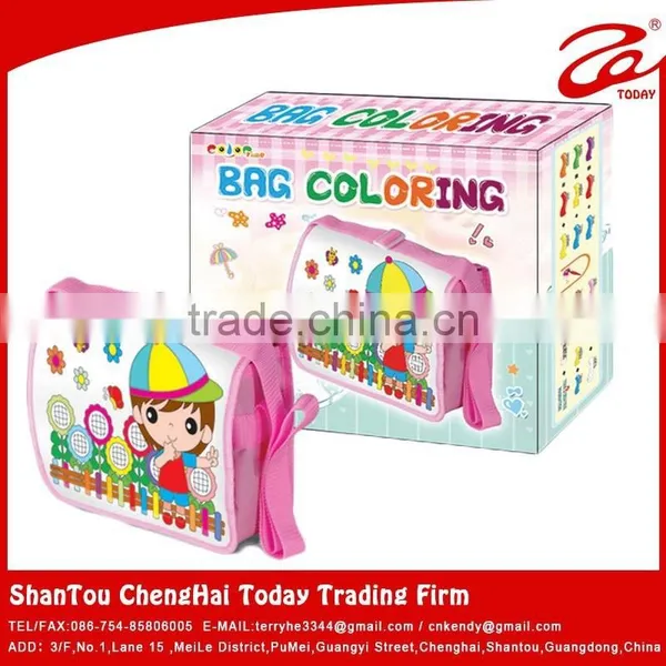 DIY Kids Painting Bag, Bag Coloring,Drawing Bag