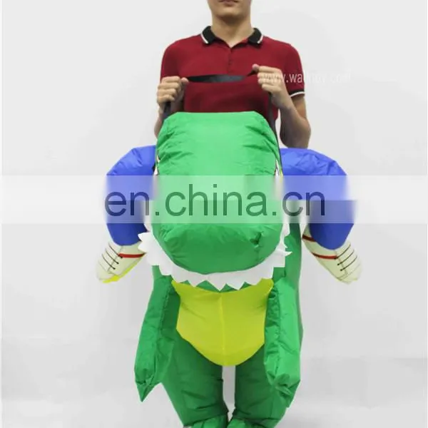 HI 2017 Inflatable Dinosaur Costume Different Colour Inflatable T-rex Costume for Adults photo-4