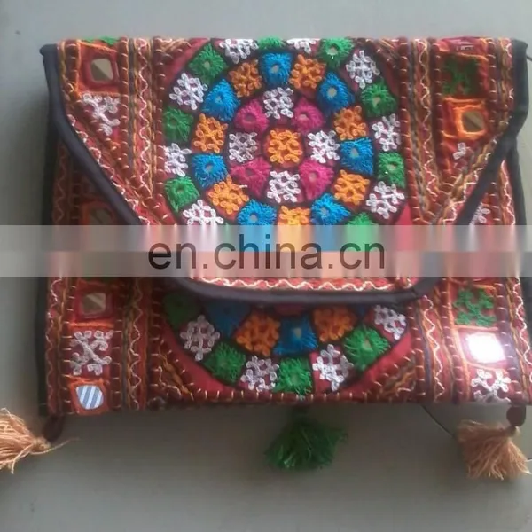 Exquisite Exclusive Vintage Banjara Clutch Indian Gypsy Tribal Purse Bohemian Multi Color Quality Indian Ladies Evening Bags photo-3
