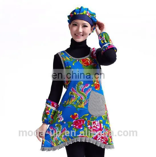 Colorful Printed Apron for Women photo-4