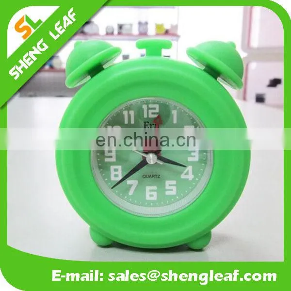 Small Alarm Clock Silicone Alarm Clock Snooze Mute Electronic Clock photo-5