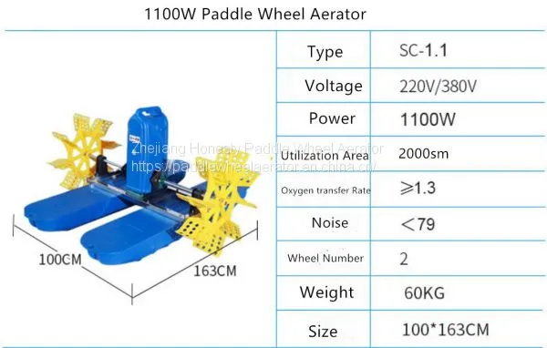 Shrimp Fish Farming Paddle Wheel Aerator photo-3