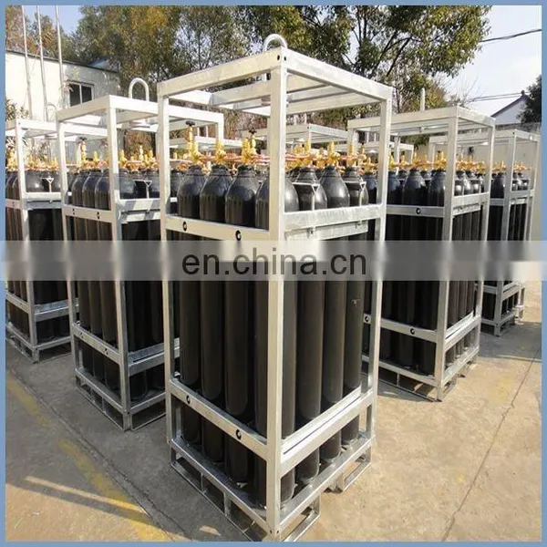 High Pressure Gas Cylinder Bundled Industry Gas Cylinder Racks With DNV/TPED Certificate photo-2