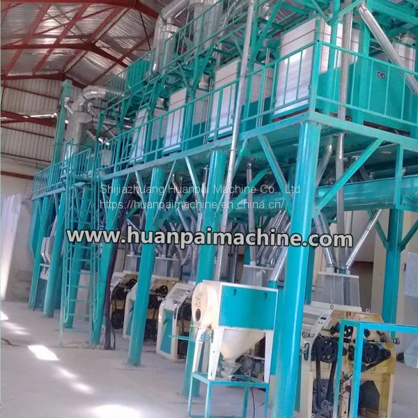 Maize Milling Machines for Sale in Uganda 50tpd Maize Flour Mill Machine for Making Corn Flour