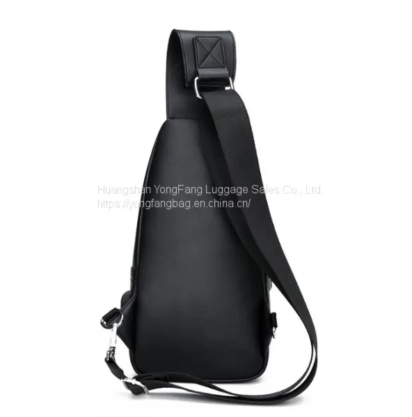 Men's Casual One-shoulder Bag Korean Version of Men's Bag Chest Stiletto Bag photo-3