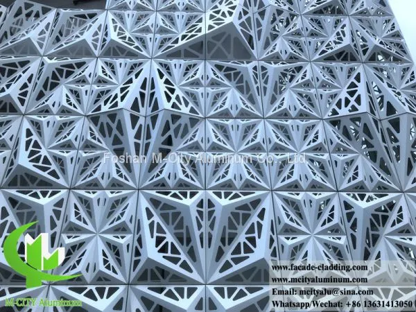 Perforating Metal Sheet Solid Aluminum Cladding Panels for Building Wall Decoration photo-2