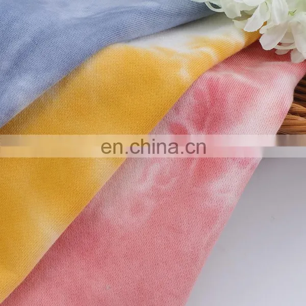 HOT!!! Tie Dyed Fabric Cotton Terry Tie Dyed Fabric Autumn Winter Casual Wear Sportswear Big Fish Scale Fabric photo-4