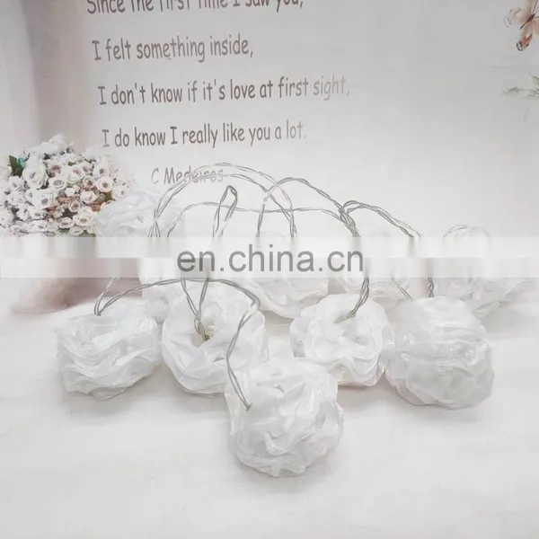 Valentine's Day Party Unique LED Fairy Cloth Rose String Light For Wedding Holiday photo-5