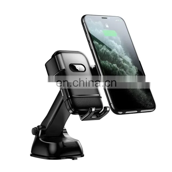 JOYROOM Wireless Car Charger,15W Qi Fast Charging Auto-Clamping Car Mount,Windshield Dash Air Vent Phone Holder photo-2