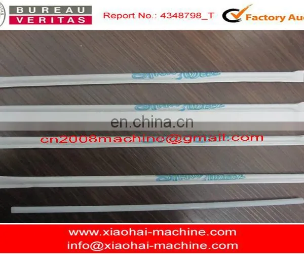 HAS VIDEO Automatic Juice Big Straight Drinking Straw Making Machine For Milk,Juice,Coffee Stir photo-5