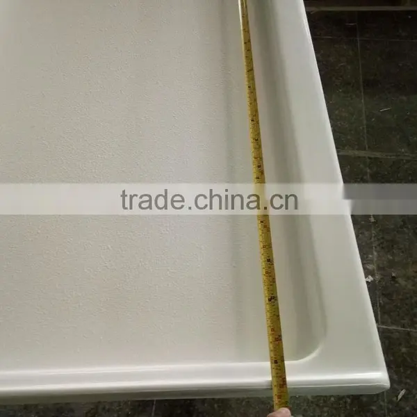 30''x60'' Cultured Marble Shower Pan, Cultured Marble Shower Base, Cultured Marble Shower Tray photo-2