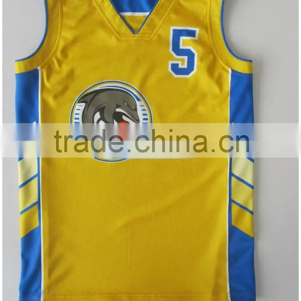 Reversible and Breathable Basketball Singlet With 100% Polyester photo-3