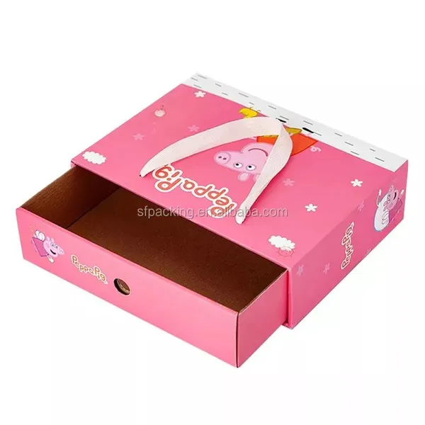 Custom Logo Clothing Drawer Package Gift Paper Boxes in Guangzhou
